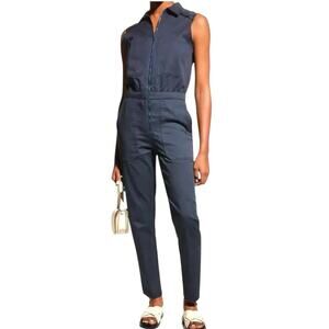 Rivet.Utility XS Boss Patch pocket sleeveless utility jumpsuit P 3122